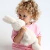 Hvid kanin - The Softest bamse 25 cm