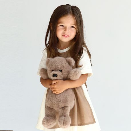 Moka bjørn - Bamse 33 cm