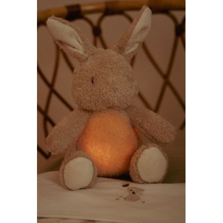 Kanin bamse med lys med beroligende lyde