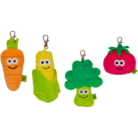 1 stk. Funny Fruit taskevedhæng - Assorteret design