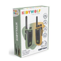 KidyTalk Duo – Grøn & gul Walkie-talkies