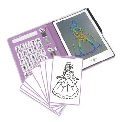 Prinsesse - Malebog med LCD-skærm - 30 tegninger