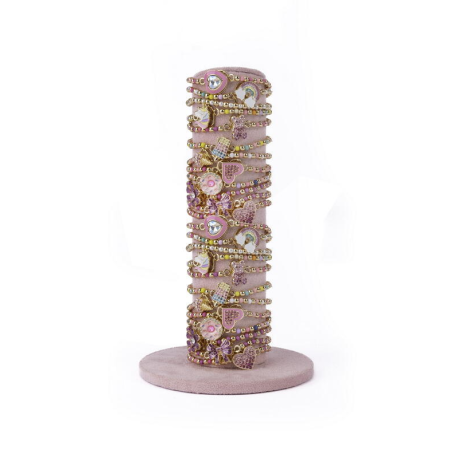 Armbånd med smykke der drejer - assorteret designs