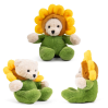 Bamse i blomst udklædning 13 cm - Assorterede farver