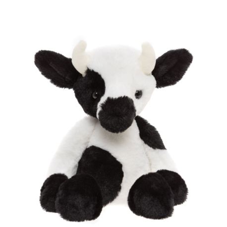 Buttercup sort hvid ko - Bamse 30 cm