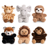 Safari dyr - Snugglies bamse - Assorterede dyr