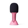 Pink Glitter Grove mikrofon med Bluetooth