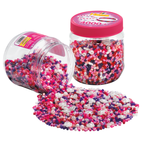 Hama Pink Mix perler - 4000 stk. (2058)