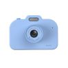 Lyseblå digitalt børnekamera med stickers & perlesnor