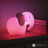 Elefant LED natlampe med fjernbetjening