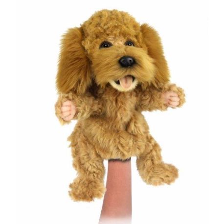 Doodle hund hånddukke