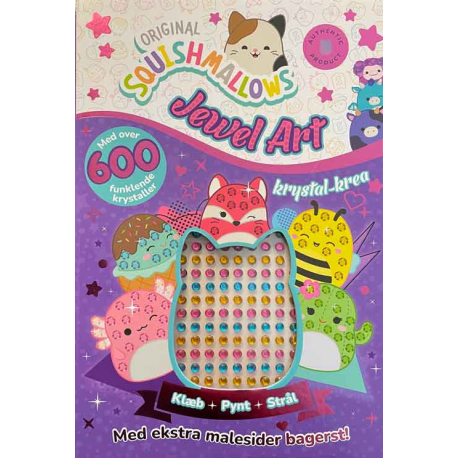 Squishmallows - Dekorér med krystaller (6-8 år)