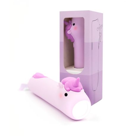 Enhjørning silikone lommelygte