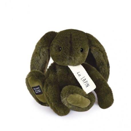 Khaki Grøn kanin - Lille bamse 20 cm