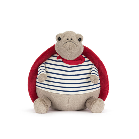 Timmy Skildpadde Fransk outfit - Bamse 23 cm