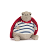 Timmy Skildpadde Fransk outfit - Bamse 23 cm