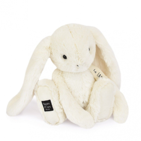 Hvid kanin - Mellem bamse 32 cm