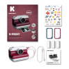 Rødt K-PRINT – Instant kamera med printer til børn