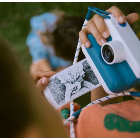 Blåt K-PRINT – Instant kamera med printer