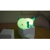 Blå Axolotl LED natlampe i silikone