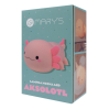Rosa Axolotl LED natlampe i silikone