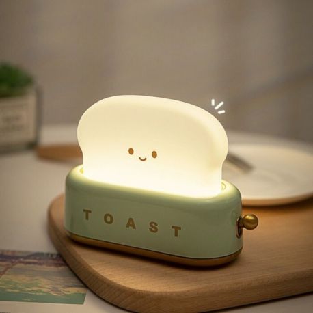 Toaster LED natlampe