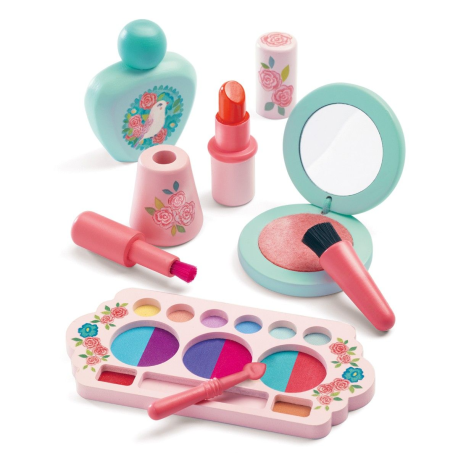 Birdie make-up sæt i træ