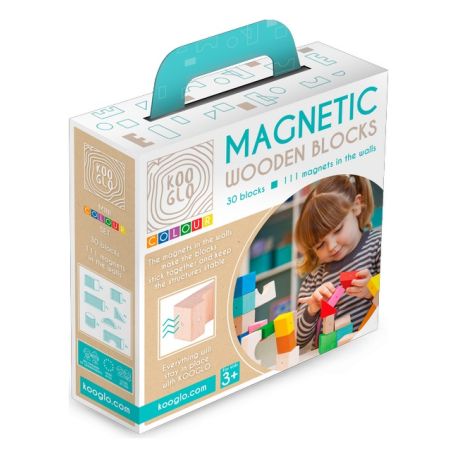 Magnetiske træklodser – Kreativt sæt 30 stk.