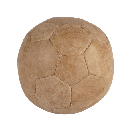 Lille fodbold i læder - 12 cm
