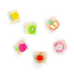 Squishy isterninger med frugt