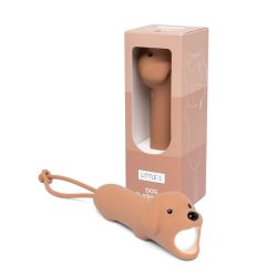 Hund silikone lommelygte med rem