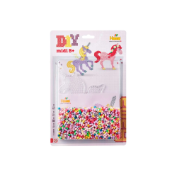 Eventyrlige heste - 2000 Midi perler & perleplade