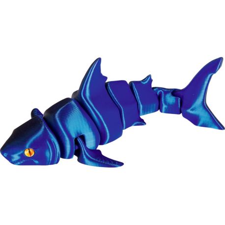 Metallic haj 3D printet - Assorterede farver