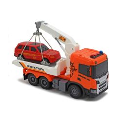 SCANIA Lastbil m. kran på lad, lys & lyd