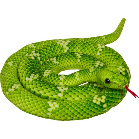 Grøn træpython - Bamse 200 cm