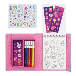 Little Cuties - Farvelæg klistermærker med dufttuscher (4-8 år)