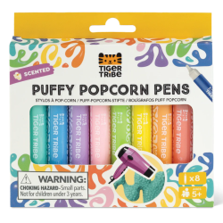6 Popcorn Puffy pens tuscher