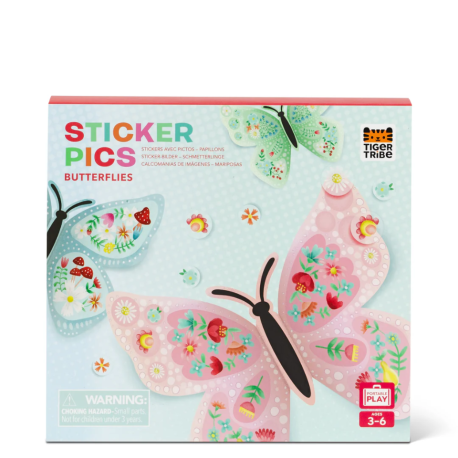 Sommerfugle - Klistermærke billeder (3-6 år)