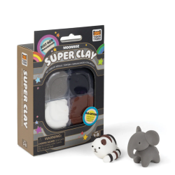 Moonrise Super Clay modellervoks - Neutrale farver (3-8 år)