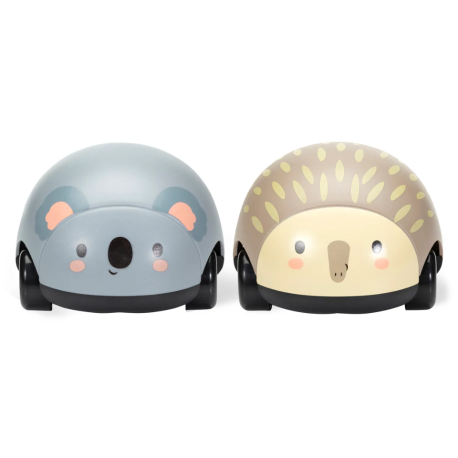 Australske dyr - Biler med træk-tilbage funktion ( 6 mdr.-3 år)