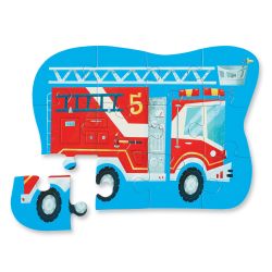 Brandbil - Mini puslespil 12 brikker - Crocodile Creek