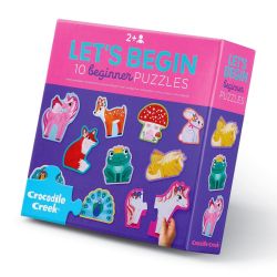 Enhjørning & venner - 10 Puslespil med 2 brikker