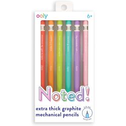 6 Stiftblyanter med blyantspidser