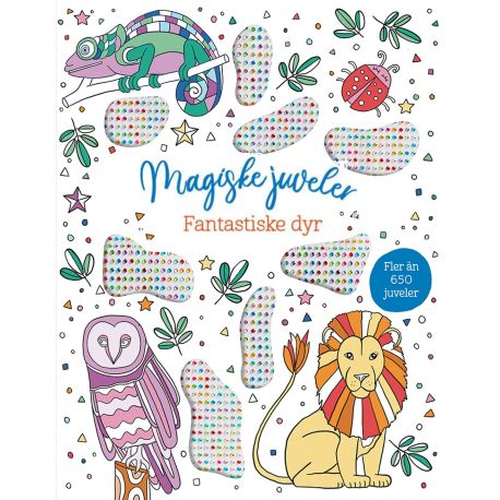 Magiske juveler Fantastiske dyr - Diamond Painting bog