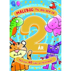 Malebog til dig der er 2 år - Malebog