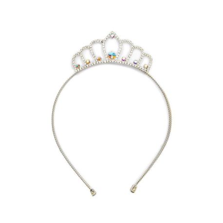 Dobbelt hårbøjle - Rhinsten tiara