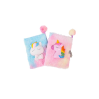 Fluffy & Squishy dagbog - Assorterede enhjørningedesigns