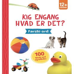 Hvad er det? Første ord - Pap billedordbog med håndtag