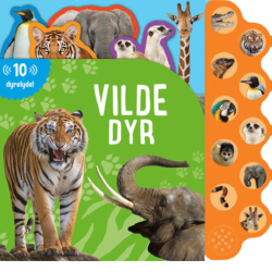 Vilde dyr - Stor papbog med dyrelyde