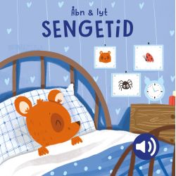 Åbn og lyt: Sengetid - Papbog med lyde & musik